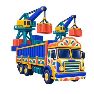Karachi illustration